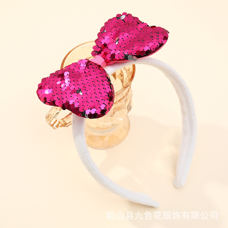 Europa y los Estados Unidos creativos arco de sequillas hebilla de cabello de la fiesta de la mujer Mickey hebilla de cabello para niños adornamientos de Navidad de la calle