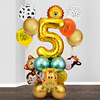 Set, digital balloon, layout, decorations, suitable for import, new collection