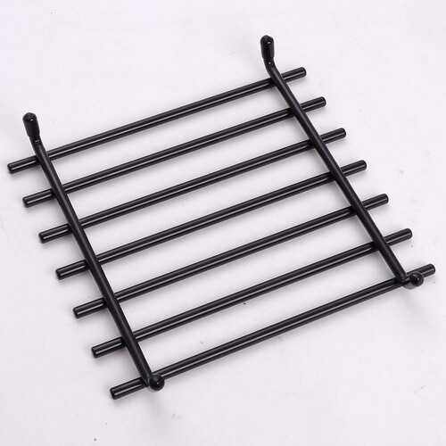 Kitchen countertop pot holder iron square dining table anti-slip anti-scald pot mat cooking pad metal heat insulating pad