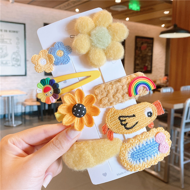 108 # 노란색 여섯 꽃잎 꽃 (하이 퀄리티 카드 팩)