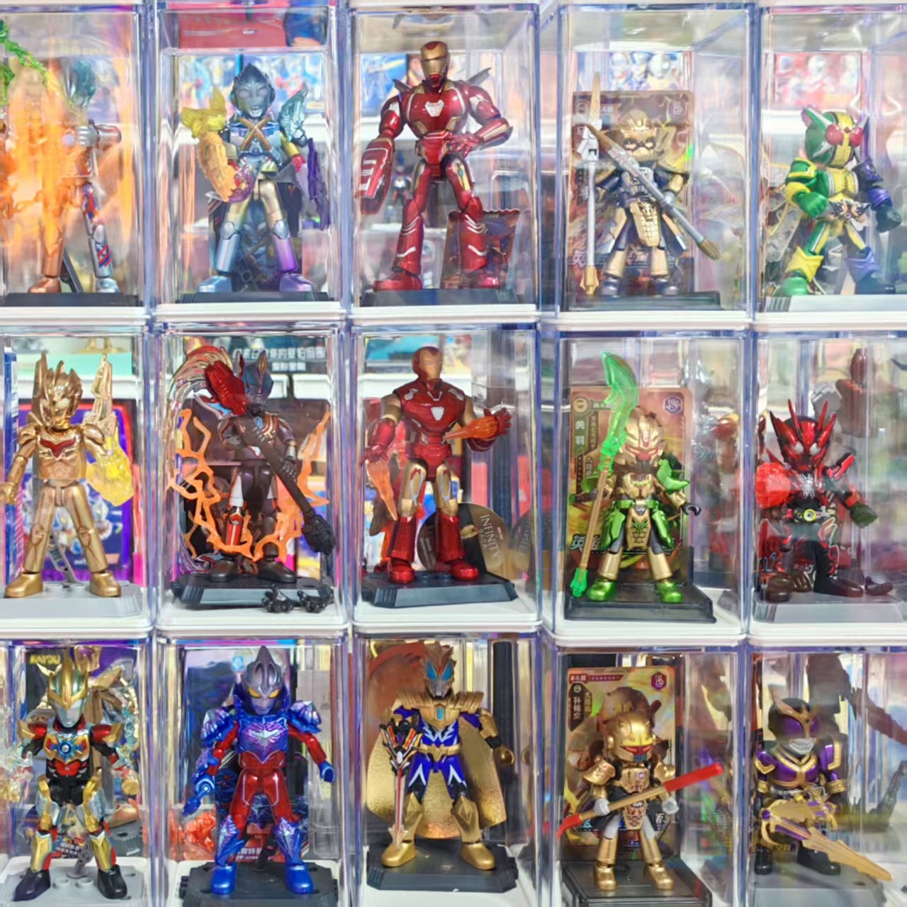 包邮9.9元布鲁星辰版翔竣英雄无限哪吒奥特曼假面骑士变形金刚7弹