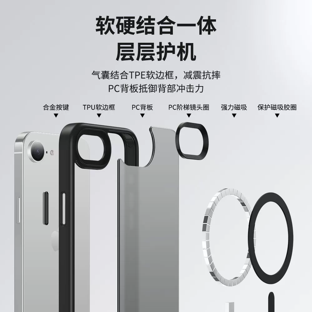 (跨境 торговля), чехол для телефона совместимый с яблоком, iPhone 15, матовый защитный чехол, iphone, защита от падения, 15promax