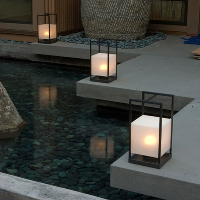 Уличные фонари, водонепроницаемые садовые фонари, газонные фонари, уличные декоративные фонари, простые современные парковые фонари, садовые виллы, газонные фонари