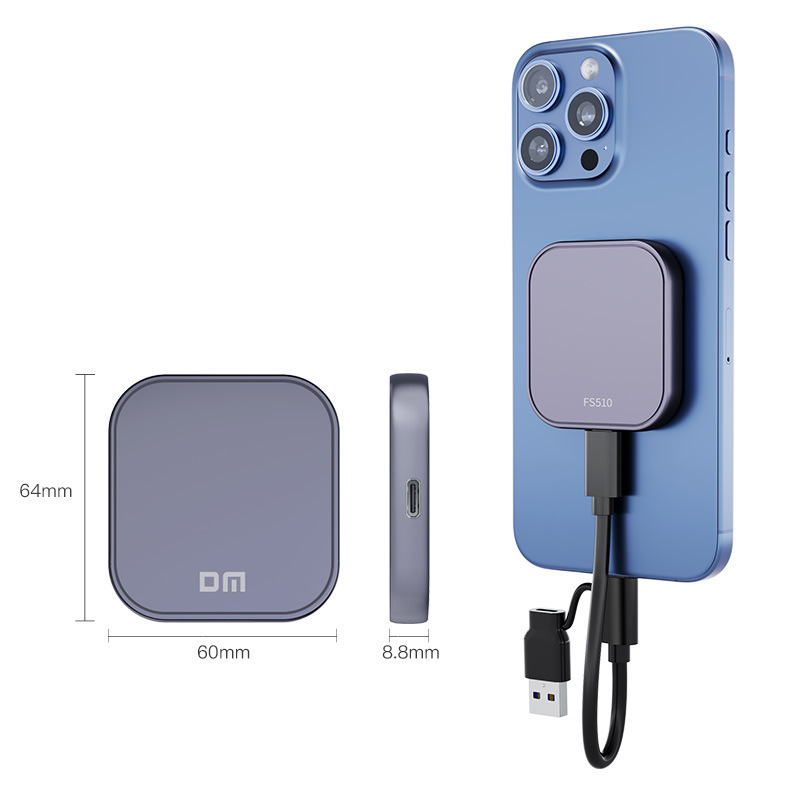 DM MINI magnetic mobile solid state drive for Apple 15PRO external expansion portable high-speed hard drive