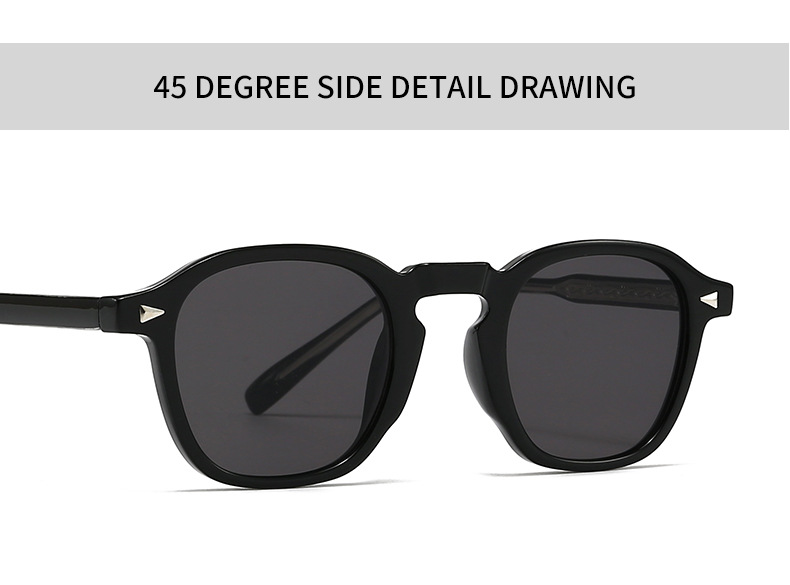 Casual Streetwear Solid Color UV400 Protection Resin Round Frame Full Frame Women's Sunglasses display picture 15