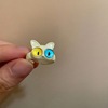 Cute cartoon metal monster, small design ring, cat, trend of season, on index finger, wholesale