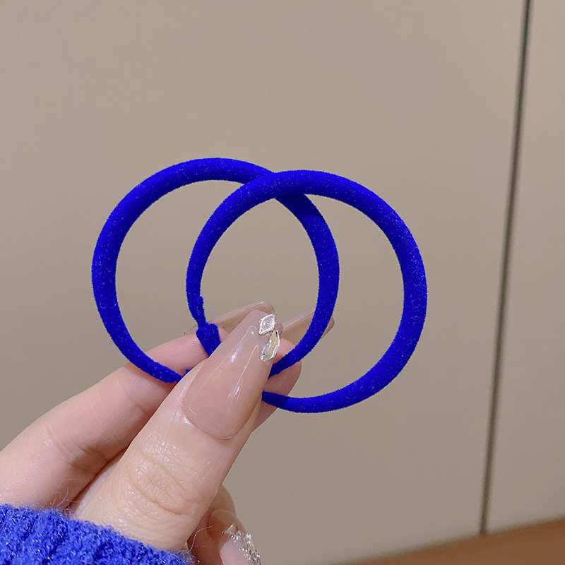 925 silver needle autumn and winter New plush earrings women's retro elegant high sense earrings trendy personalized earrings wholesale