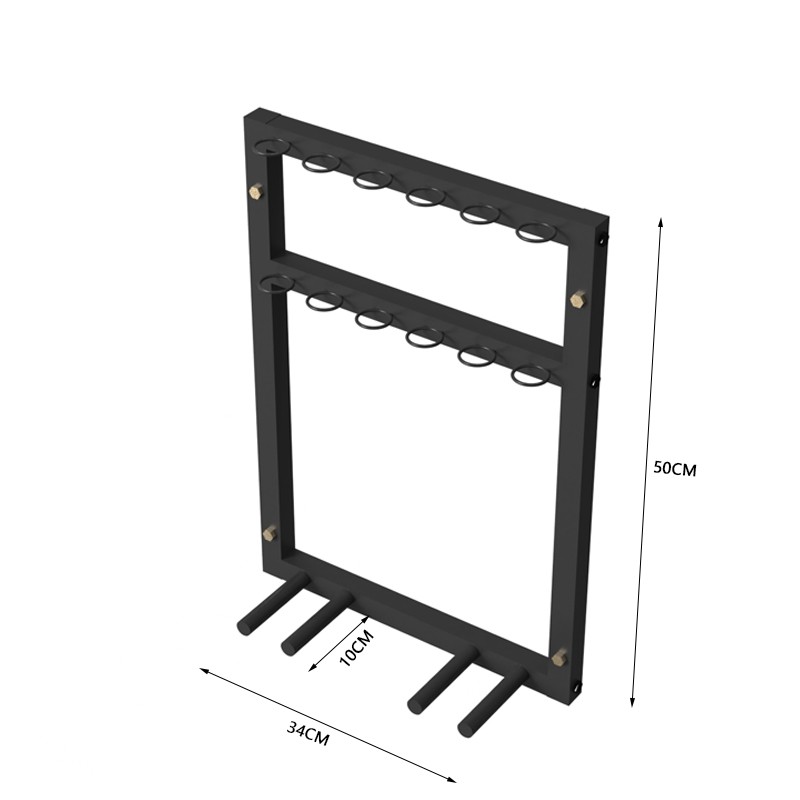 검정색(벽걸이형) 벽은 설치를 위해 구멍을 뚫어야 합니다.