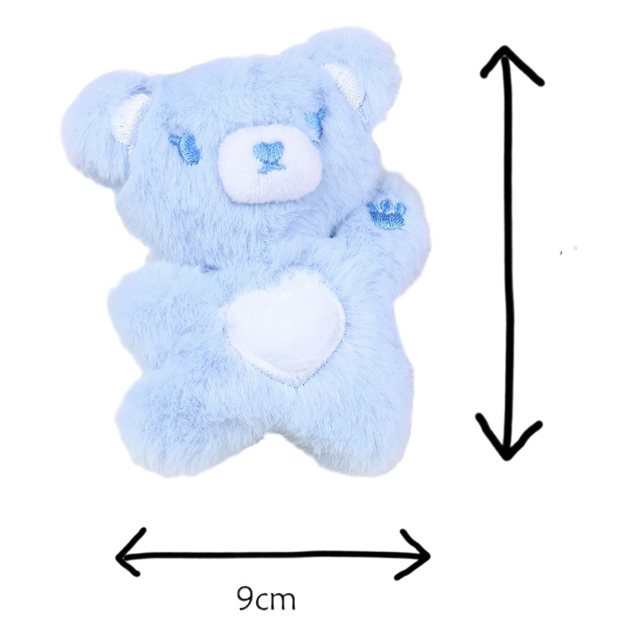 Nueva felpa linda del amor oso colgante de dibujos animados muñeca decoración creativa pequeño regalo bolsa accesorios