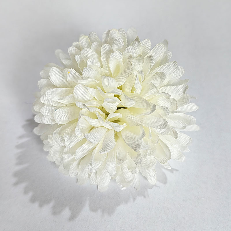 Personalizado de 8 capas de tenis de mesa, flor de crisantemo, material semiacabado, tocado de horquilla, accesorios decorativos hechos a mano, flores
