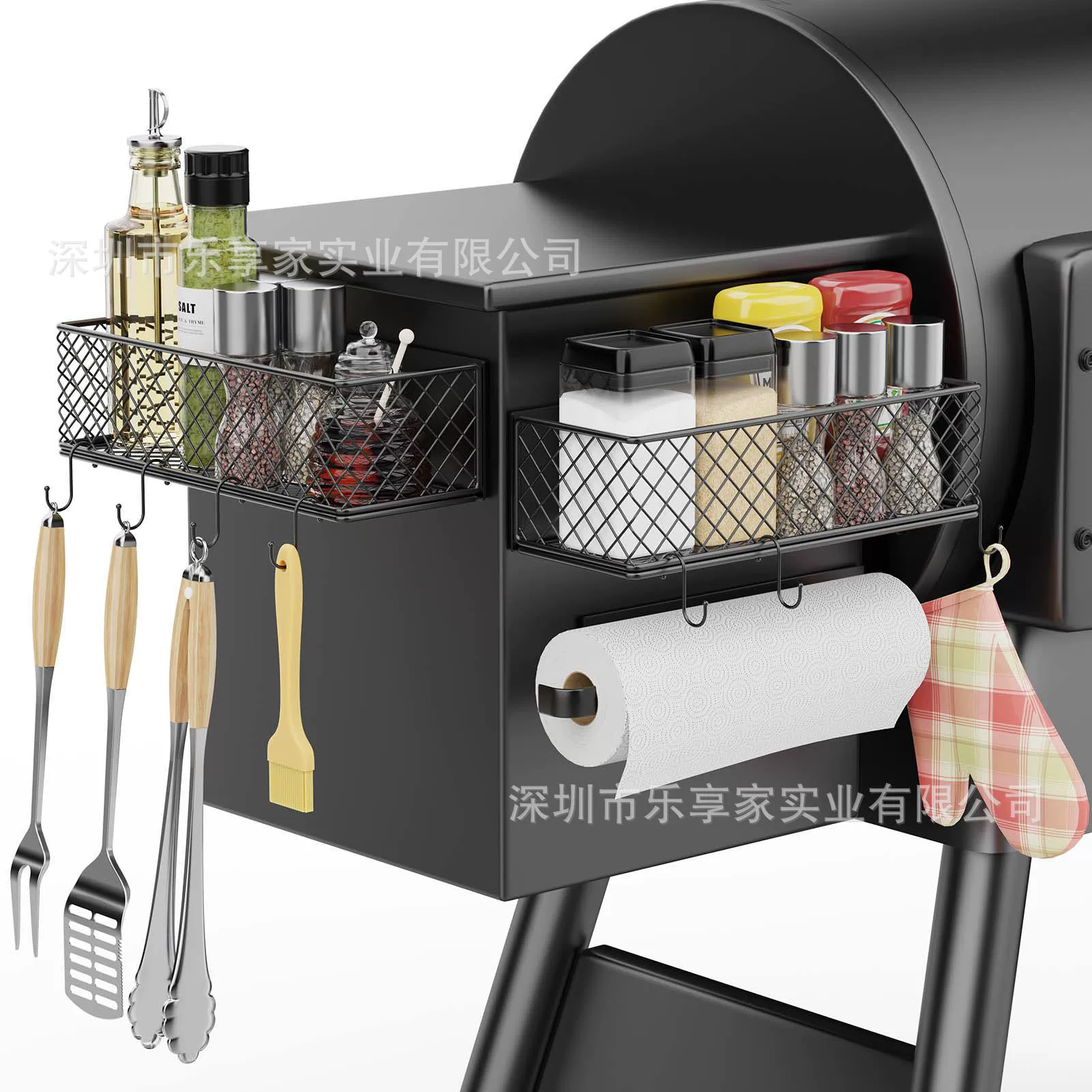 Spice Rack Magnetic Storage Rack Hook Rack Outdoor from Yomiego