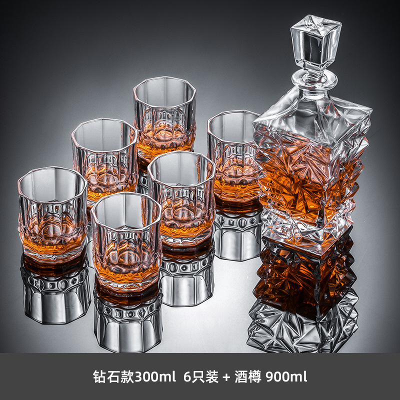 다이아몬드 스타일 300ml 6개 + 아이스크림 병 900ml