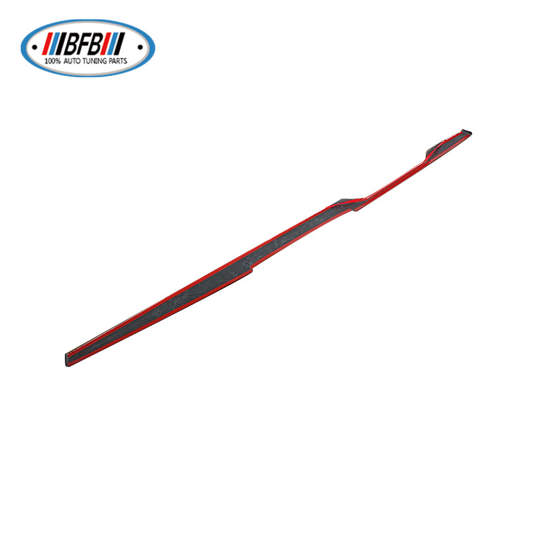 100% Real Carbon Fiber Dashboard Trim - For 2023 Tesla Model X - Glossy Interior Decoration