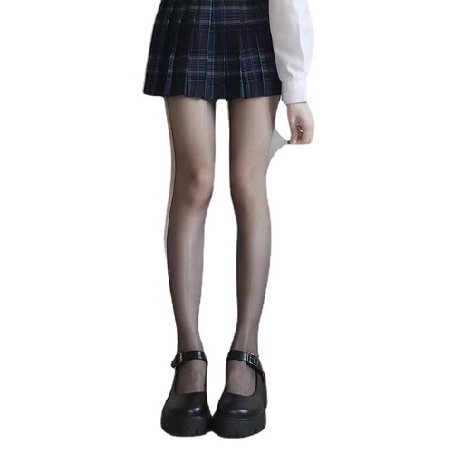 Japanese Lolita solid color pantyhose for girls, thin and breathable, Instagram trendy Lolita JK hot pants, versatile black stockings
