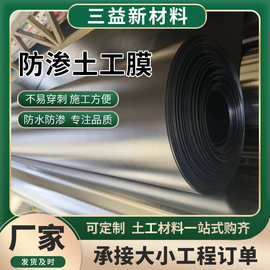 土工膜蓄水池鱼塘养殖防渗膜沼气池垃圾填埋场用全新料HDPE土工膜