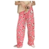 Thin pink polka dot