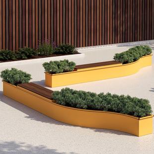 Fiberglass Tree Pool Outdoor Seating Landscape Creative Stool Special-Shaped Tree Rest Chair Long Leisure Chair Customization