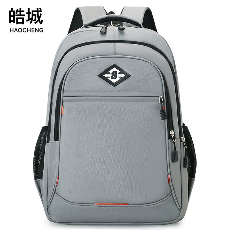 Ventas directas de fábrica 2024 nueva mochila casual de nailon para computadora de 15 pulgadas moda contraste color gran capacidad mochila escolar para estudiantes