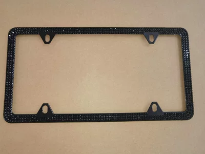 License plate holder/license plate holder US gauge license plate frame - black