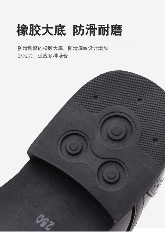 Giày tây nam da bóng kiểu Brogue khắc họa tiết mũi nhọn buộc dây — giày màu nâu, giày đen chi tiết 11