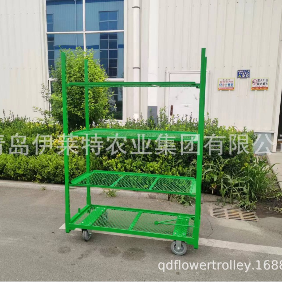 厂家供应花卉周转车，物流台车，花架多层车，花卉车育苗车