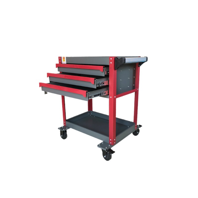 Taller industrial herramienta de reparación de automóviles reparación multi-funcional carro engrosado móvil mano empuje piezas coche multi-capa rack