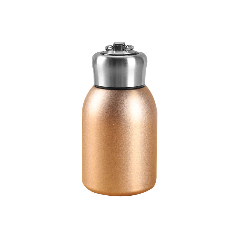 304 acero inoxidable gorda pequeña taza de aislamiento térmico logotipo personalizado taza de bolsillo de estómago para hombres y mujeres portátiles al aire libre taza de agua