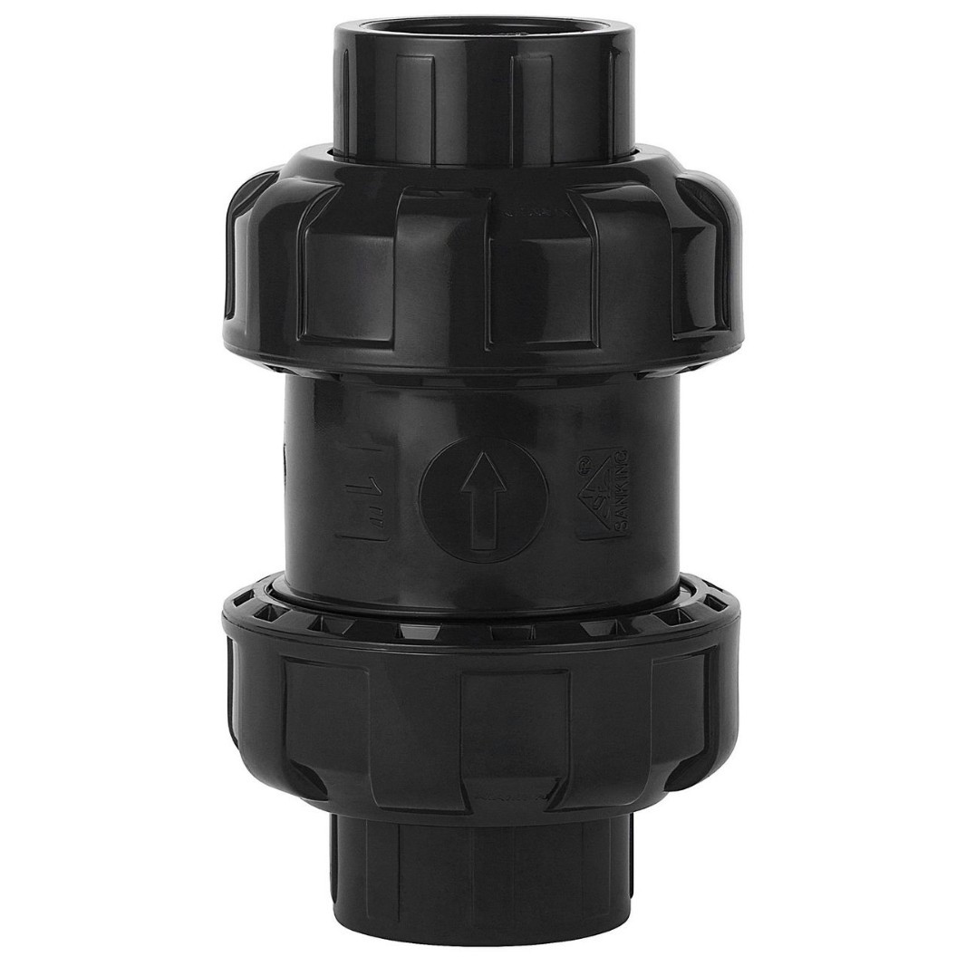 供应 SANKING 牌 CPVC 双由令翻板式型止回阀