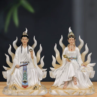 树脂九娘娘九姑娘神像青丘女帝九尾真身居家供奉九公子神像批发