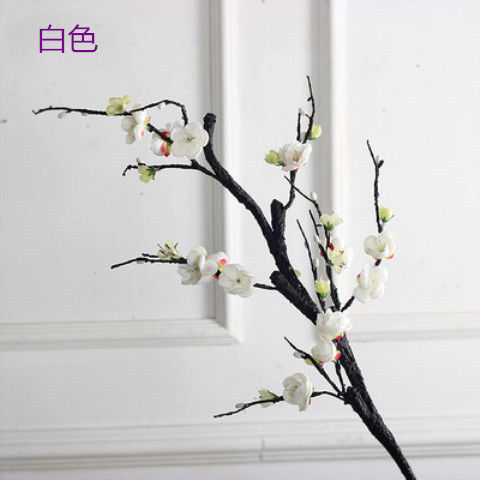 高度な模擬梅の枝、桃の花のダンス小道具、盆栽、リビングルーム、ロウバイの造花ディスプレイ装飾|undefined