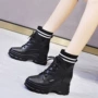 内增高秋冬新款厚底女鞋
