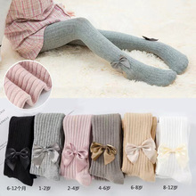 儿童春秋打底裤女童连裤袜婴儿春季袜子a类纯色厂家直销一件代发