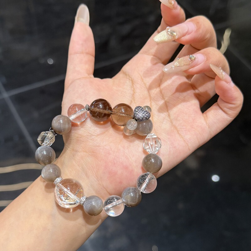 【孤品合集】天然水晶手链白水晶紫水晶黄水晶多宝各种设计款女|undefined