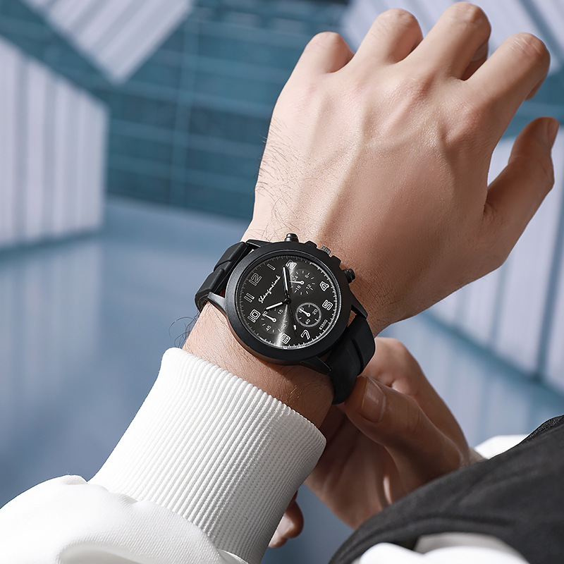 2024 nuevo Shangmei comercio exterior silicona aleación cuarzo reloj electrónico negocios reloj de cuarzo estudiantes ventas directas de fábrica