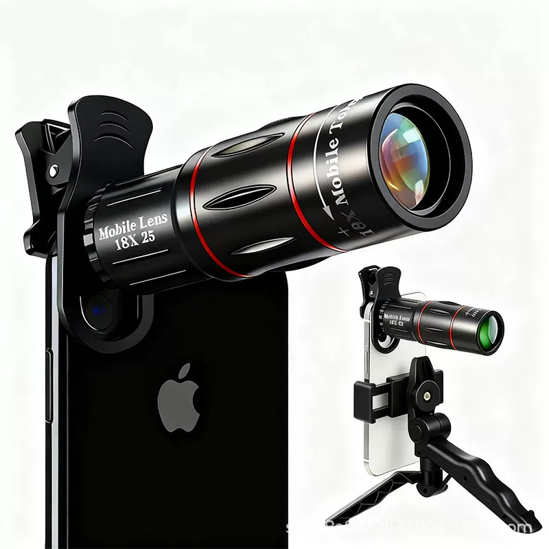 演唱会拍摄神器高清单筒望远镜18X看台手机外置长焦镜头高倍拍照