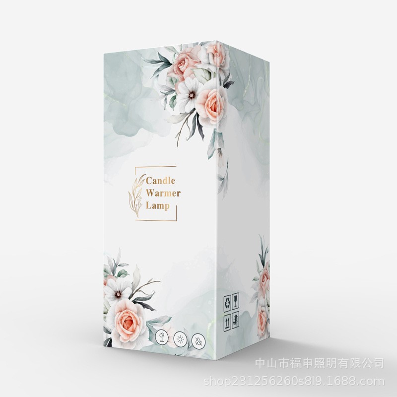 Lámpara de aromaterapia de madera lámpara de fusión de cera lámpara de calefacción de velas lámpara de vela de fusión de luz ajustable lámpara de vela de fusión de horno de aromaterapia dormitorio Amazon