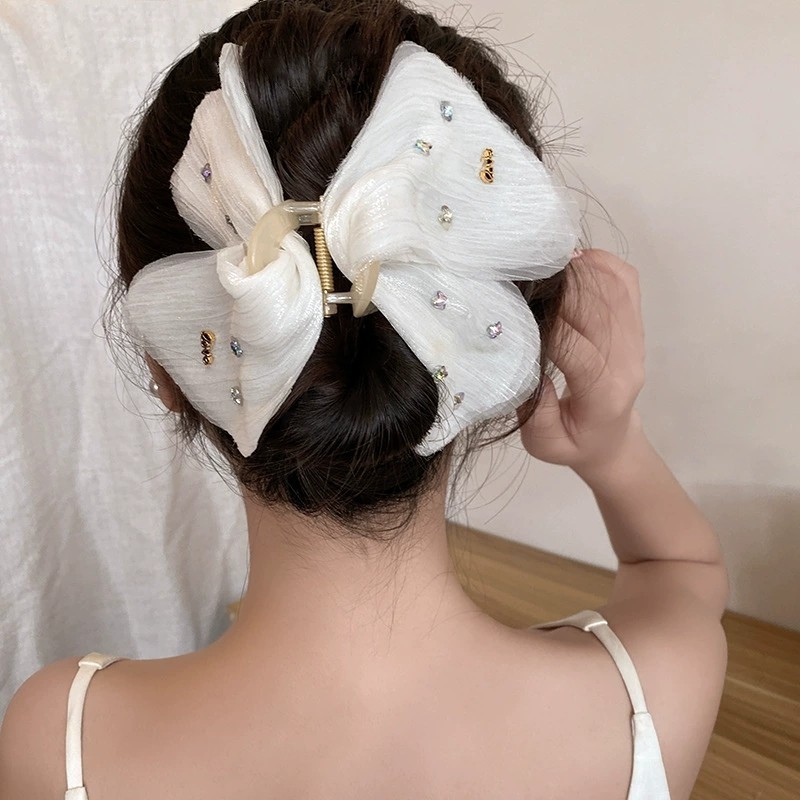 韩系三角抓夹女高级感2025新款大号鲨鱼夹子饱满后脑勺发夹发饰品|undefined