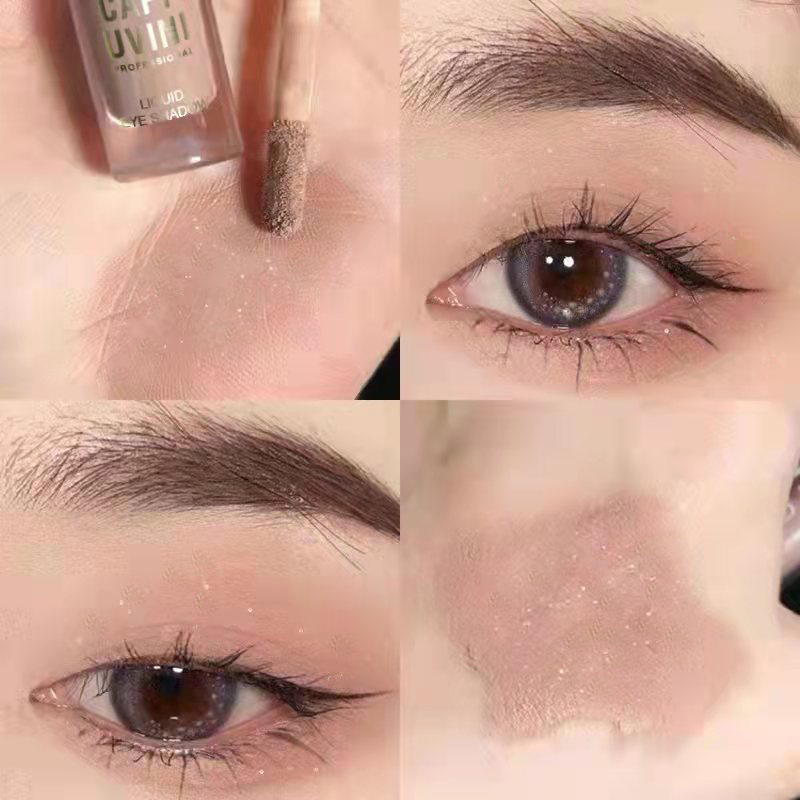 翠黛定制液体哑光眼影高颜值细闪显色不掉色打底眼影液OEM加工