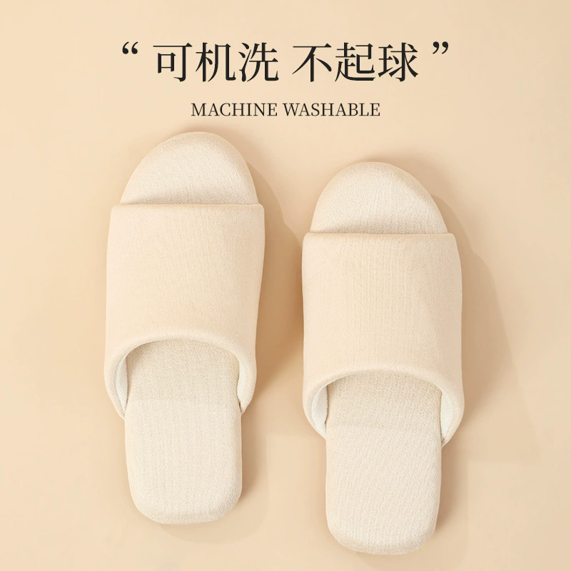 Нимбо Ван бесшумные открытые тапочки четыре сезона бесшумный деревянный пол для домашнего использования из хлопка с мягким дном бытовые дышащие мужские и женские тапочки