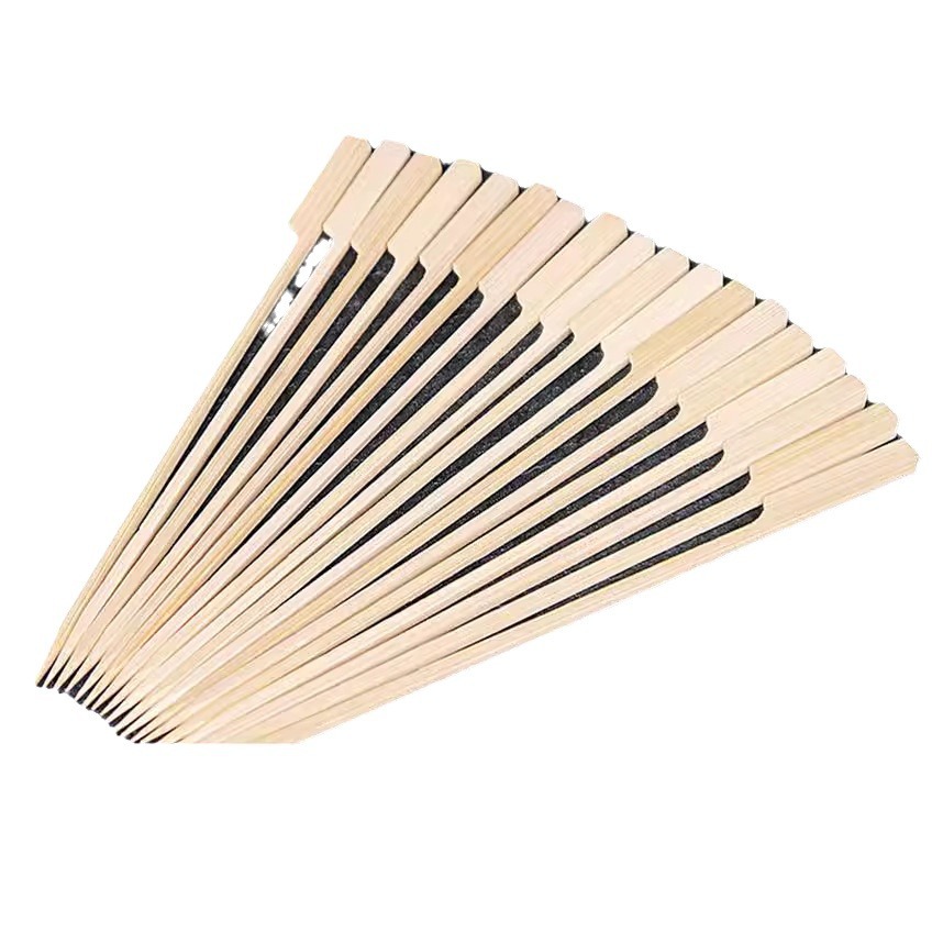 Amazon hierro pistola cadena palo de bambú palo de fruta Palillo de dientes barbacoa palo de bambú plato de fruta palo de bambú