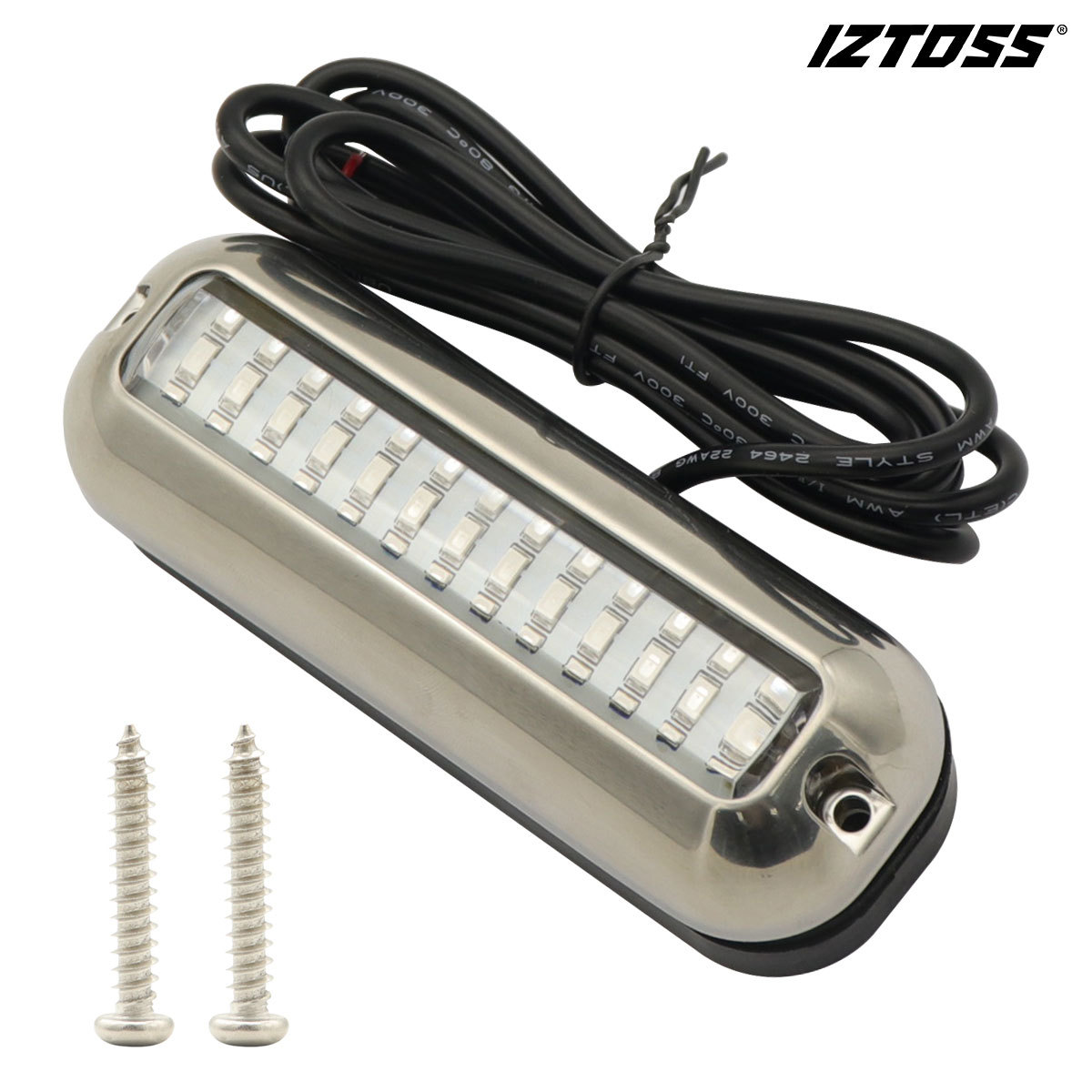 39 LEDShip Modification Lighting10-30 VBottom Light Stainless Steel316 Marine Light