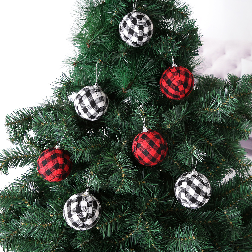 Christmas Fashion Ball Cloth Party Hanging Ornaments display picture 1