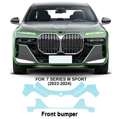 Cross-Border Exclusive Supply Suitable for Bmw Automotive Film - tpu75mil-bmw-7-series-g70-m-sport-front-bumper-tpu-protective-film