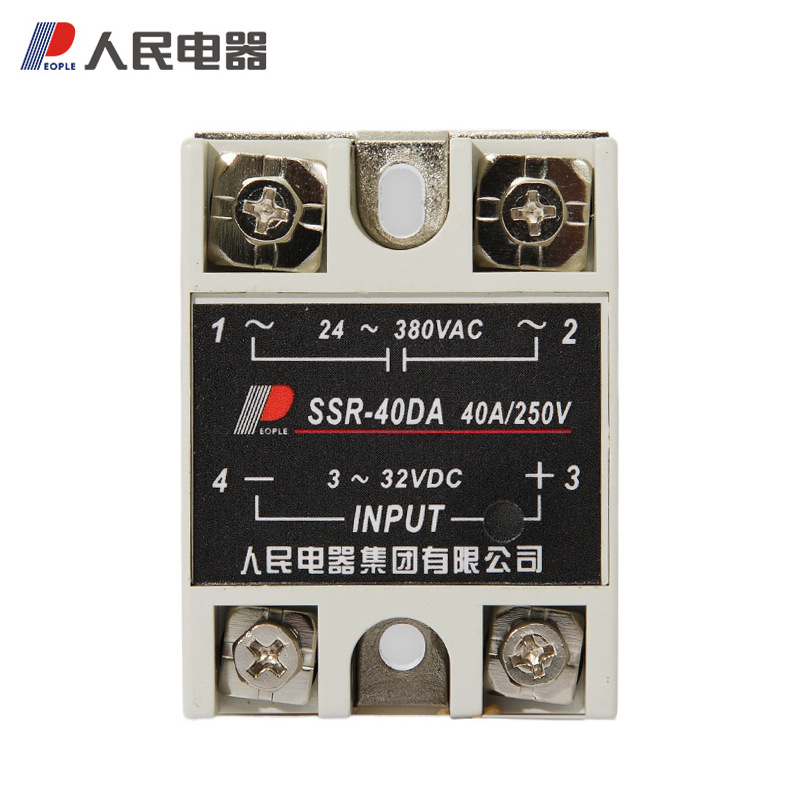 人民电器单相固态继电器SSR-40 15 30 20DA|ms