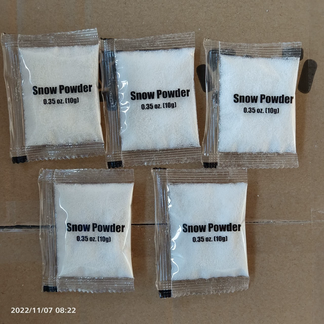 Pack, 10 gram, with snowflakes