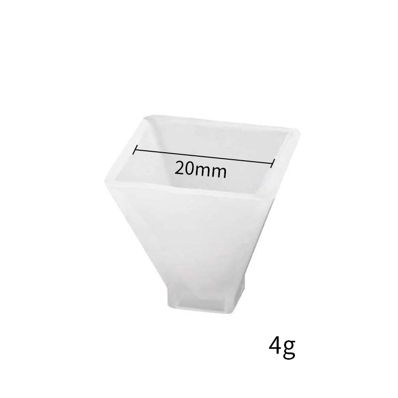 Cruz-frontera cristal epoxi molde espejo hecho a mano DIY bola cubo pirámide silicona molde joyería adornos