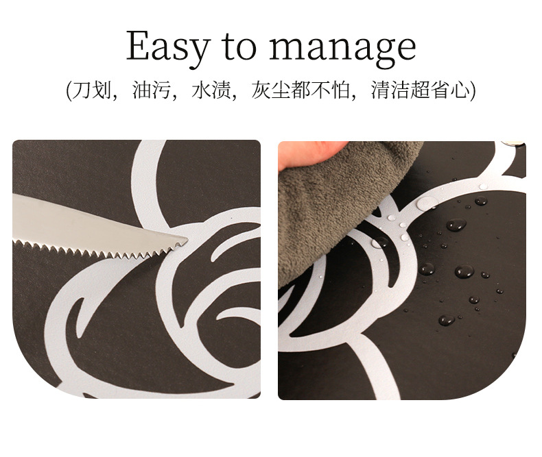 Xiaoxiangfeng Camellia Car Back Anti-Kick Pad Children's Anti-Dirty Seat Back Women's Special Seat Protection Pad Casual