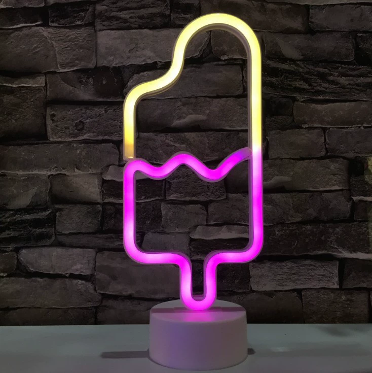 Новый неоновой формы свет рождественский подарок Феникс Единорог Радуга USB маленькая настольная подсветка LED неоновый свет