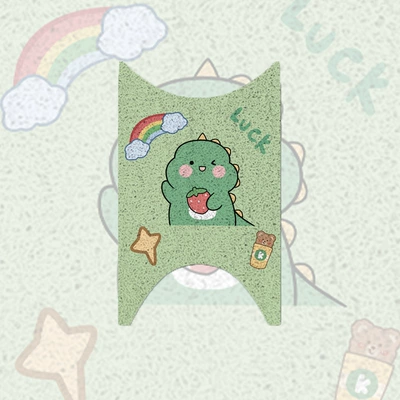 Ring Foot Pads, Electric vehicle foot mat - strawberry-dinosaur-yadea-q6-exclusive