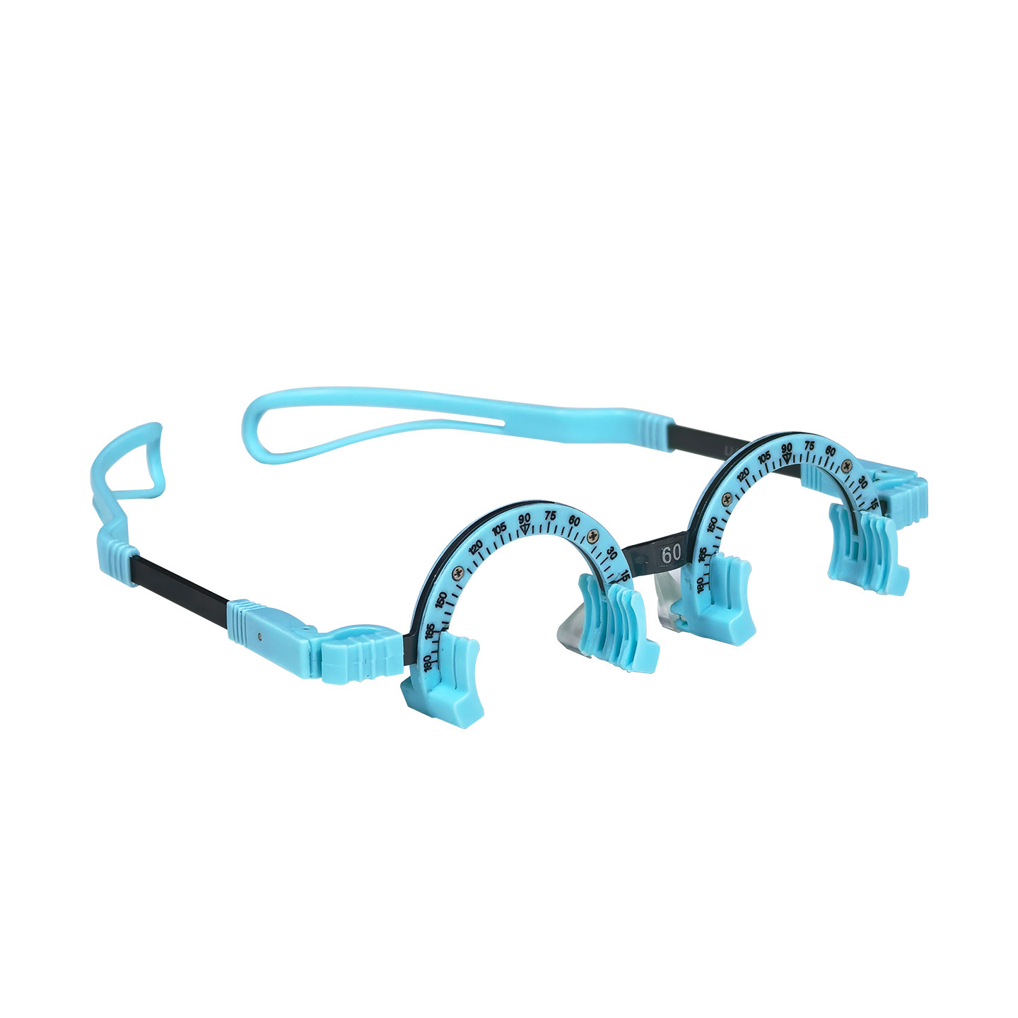 Weizhen TF-TP de titanio puro medio marco de prueba de Optometría Marco de Optometría multienfoque asintótico marco de prueba de distancia de pupila fija